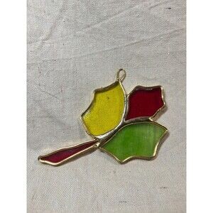 Stained Glass Leaf Suncatcher